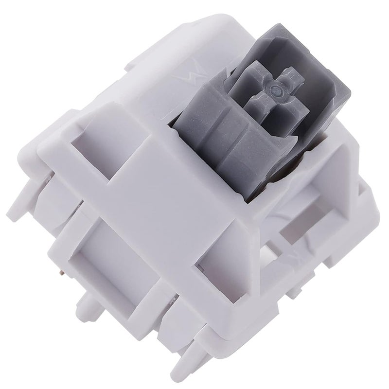 MELETRIX WS Grey Tactile Mechanical Keyboard, 5 Pin Pre-Lubed Quiet Tactile Switches for Mechanical Gaming Keyboard (35pcs) - Image 1